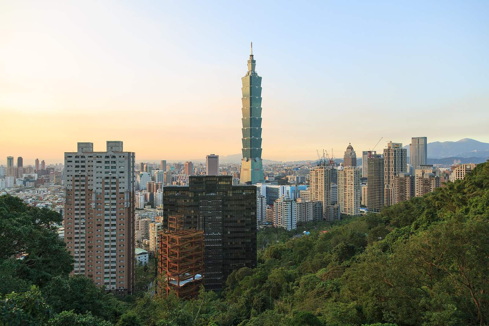 Taipei 101 tower in Taipei, Taiwan